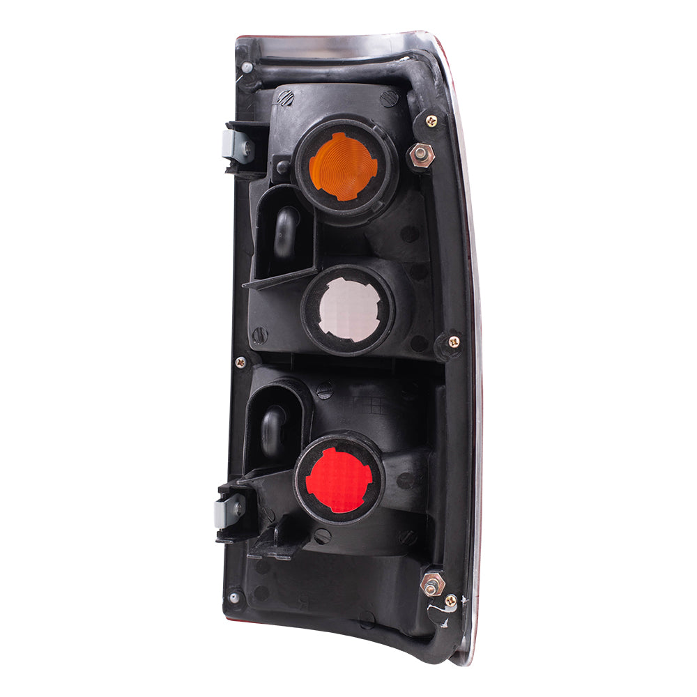 Brock Replacement Drivers Taillight Tail Lamp Compatible with 93-98 Pickup Truck 81561-34010