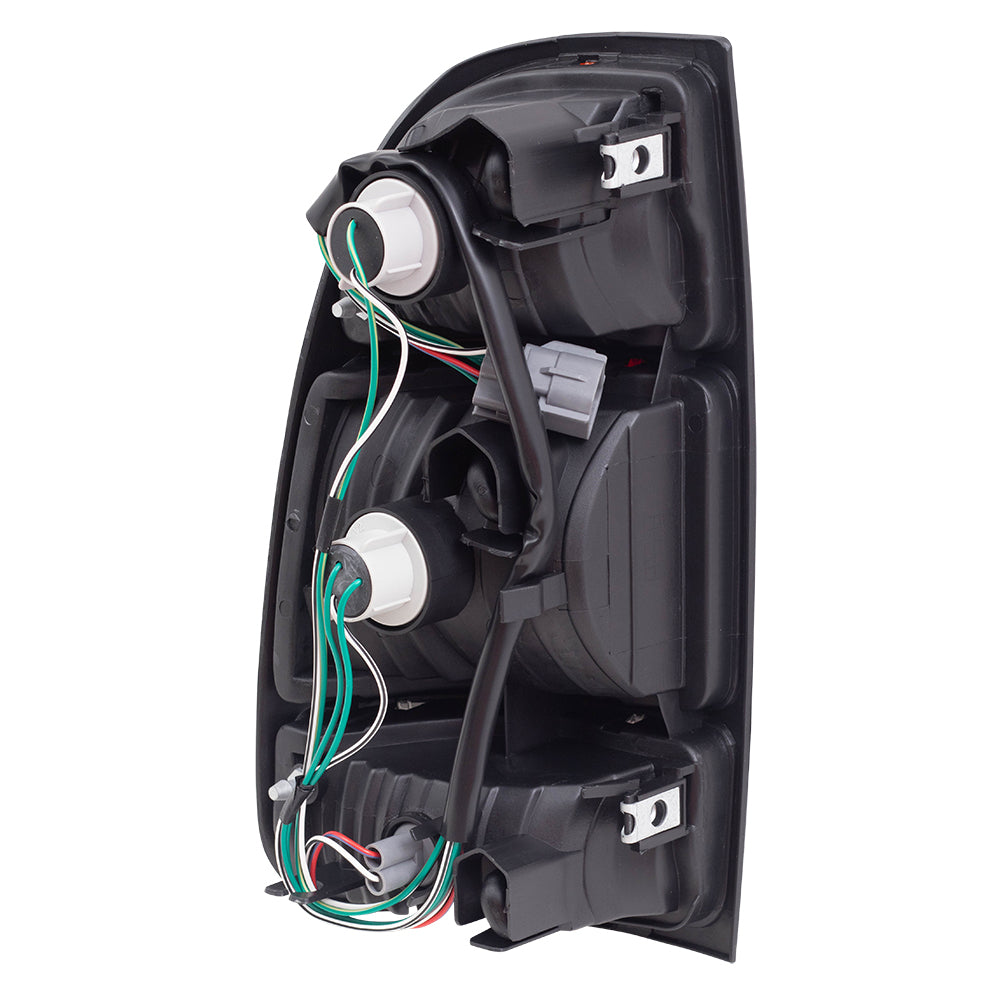 Tail Light for 2000-2006 Tundra Regular/Access Cab Standard Bed Amber Red Clear 815600C010 Set TO2800129