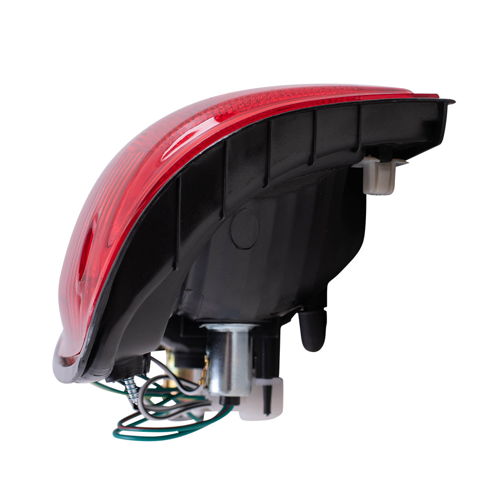 Brock Replacement Drivers Taillight Tail Lamp Lens Compatible with 01-04 Pickup Truck 8156004060