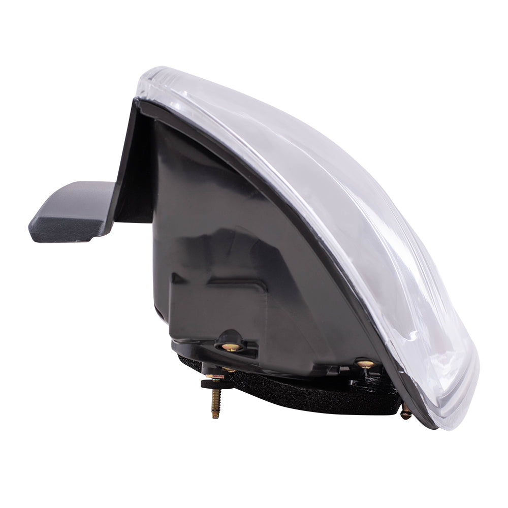 Brock Replacement Drivers Taillight Tail Lamp with Chrome Trim Compatible with 06-09 Prius 8156147100
