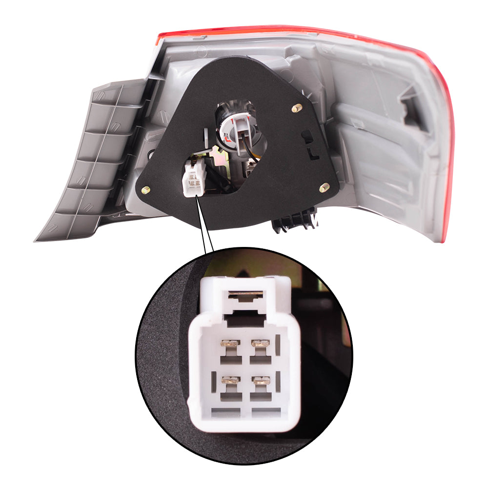 Tail Light for 2010-2011 Camry Quarter Mounted 8156006340 Left TO2804106