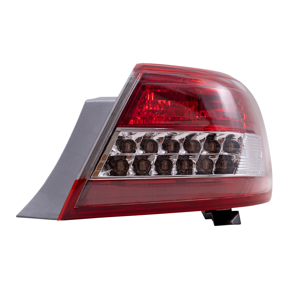 Brock Replacement Passengers Taillight Quarter Panel Mounted Tail Lamp Compatible with 10-11 Camry 8155006340