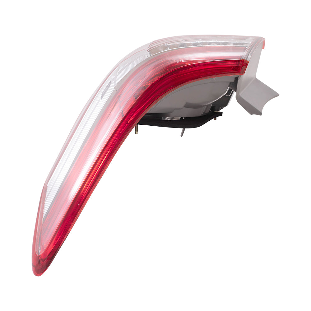 Brock Replacement Passengers Taillight Quarter Panel Mounted Tail Lamp Compatible with 10-11 Camry 8155006340