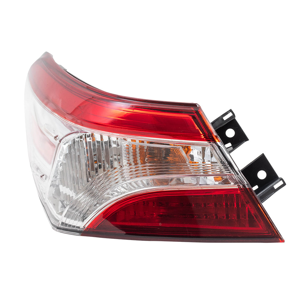 Brock Replacement Driver Side Tail Light Assembly Body Mounted Compatible with 2018-2020 Camry L/LE/TRD, 2020 Camry XSE W/TRD Package, 2018-2019 Camry Hybrid LE & 2020 Camry Hybrid SE