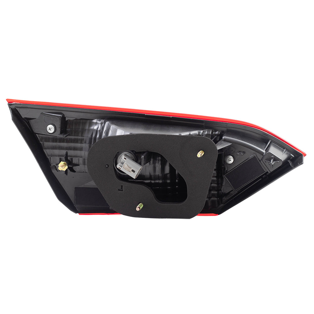 Brock Replacement Passenger Side Tail Light Assembly Lid Mounted Compatible with 2018-2020 Toyota Camry L/LE/TRD Built in North America ONLY