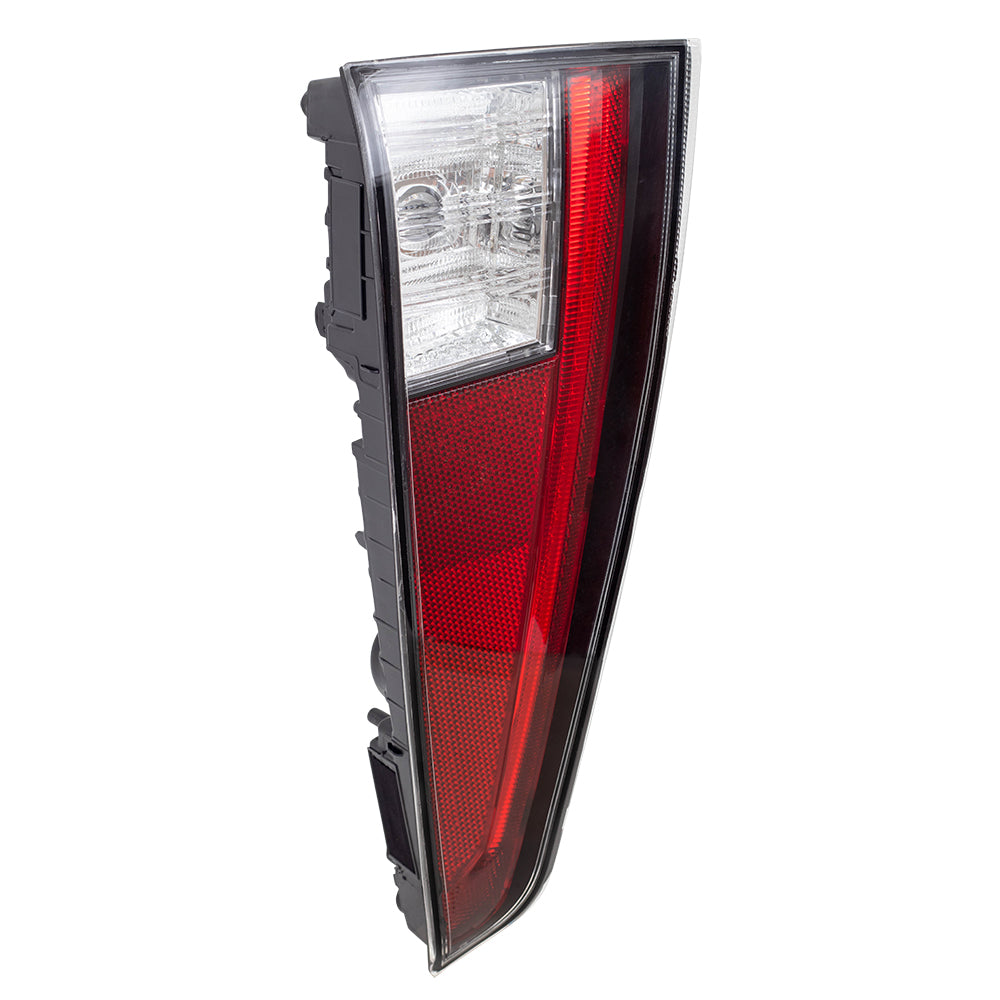 Brock Replacement Driver Tail Light Bumper Mounted Compatible with 2016-2018 Prius