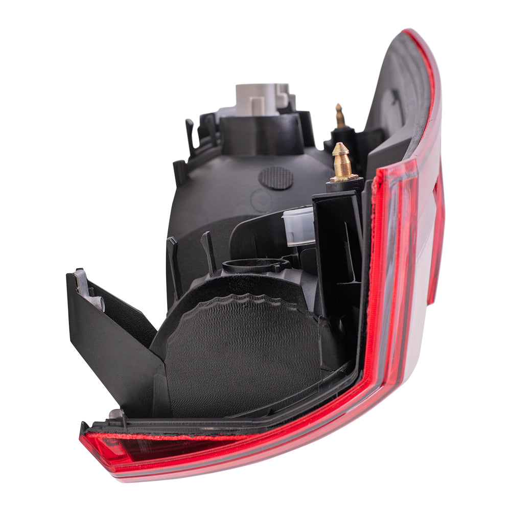 Tail Light for 2016-2023 Tacoma SR/SR5 Red Bezel-Smoked Back-Up Light 18-19 TRD 8156004181 Left TO2800203