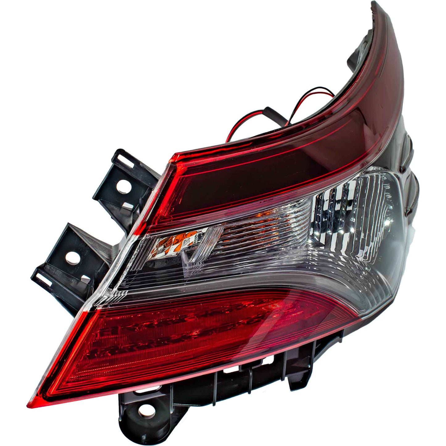 Brock Passenger Right Combination Tail Light Body Mounted Compatible with 2021-2024 Toyota Camry L/LE/TRD/XSE With TRD Package 2021-2024 Toyota Camry Hybrid LE/SE 6222-0109R