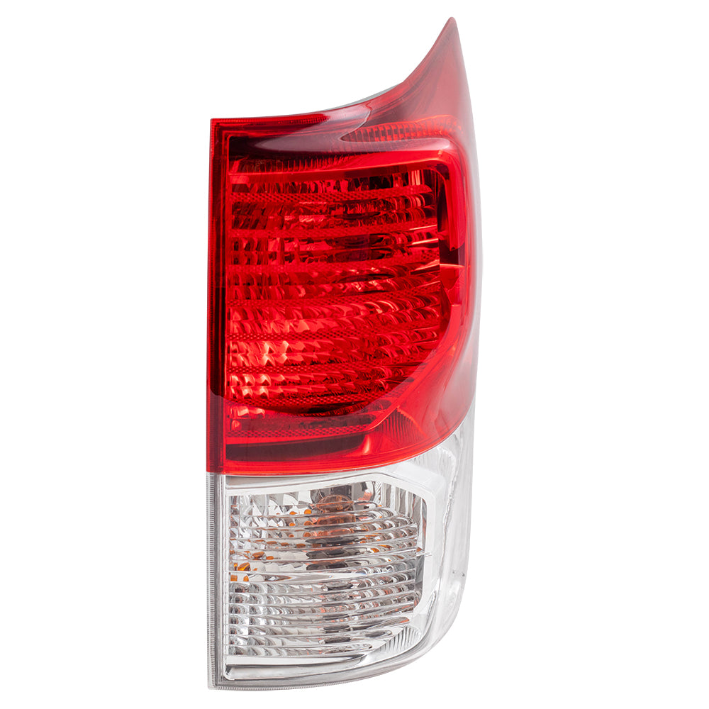 Brock Replacement Driver and Passenger Taillights Tail Lamps Compatible with 2010-2013 Tundra Pickup Truck 81560-0C090 81550-0C090