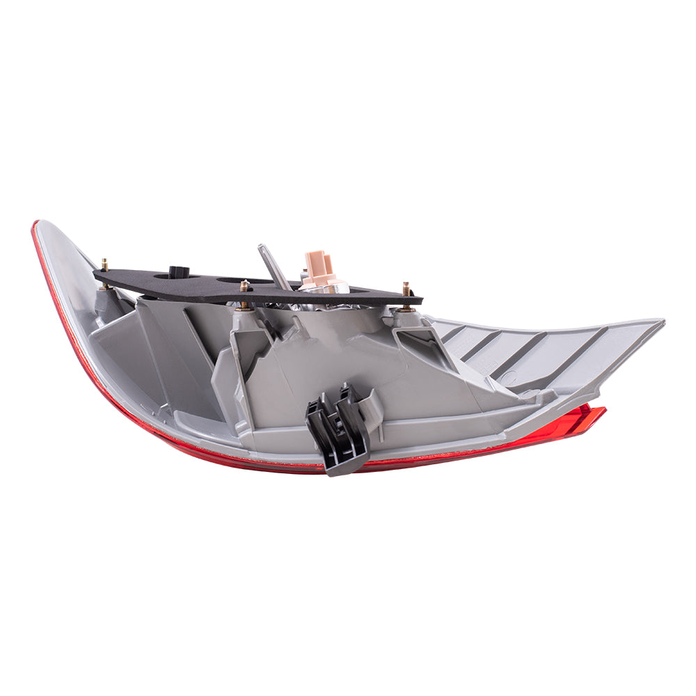 Brock Replacement Passengers Taillight Quarter Panel Mounted Tail Lamp Compatible with 12-14 Camry 81565-06470