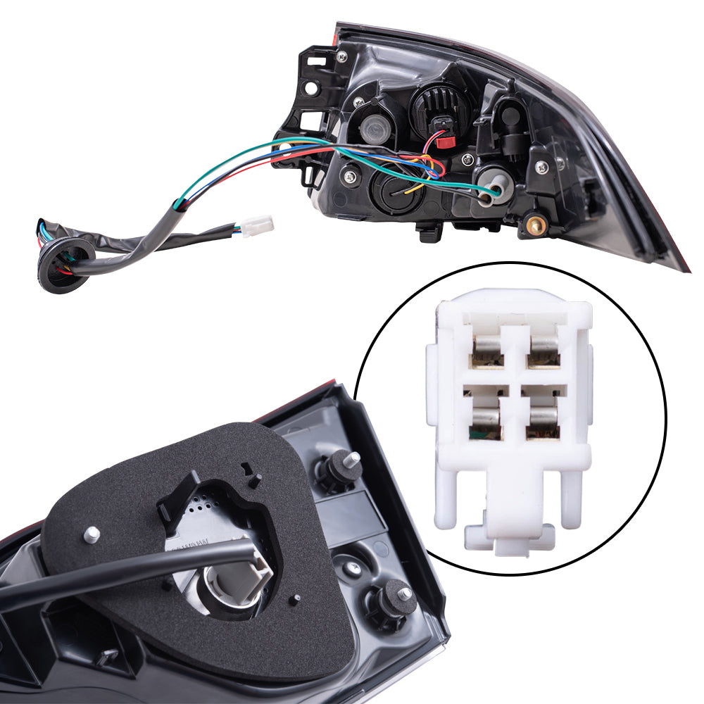 Brock 6222-0141LC2 Replacement Tail Light Assembly Set