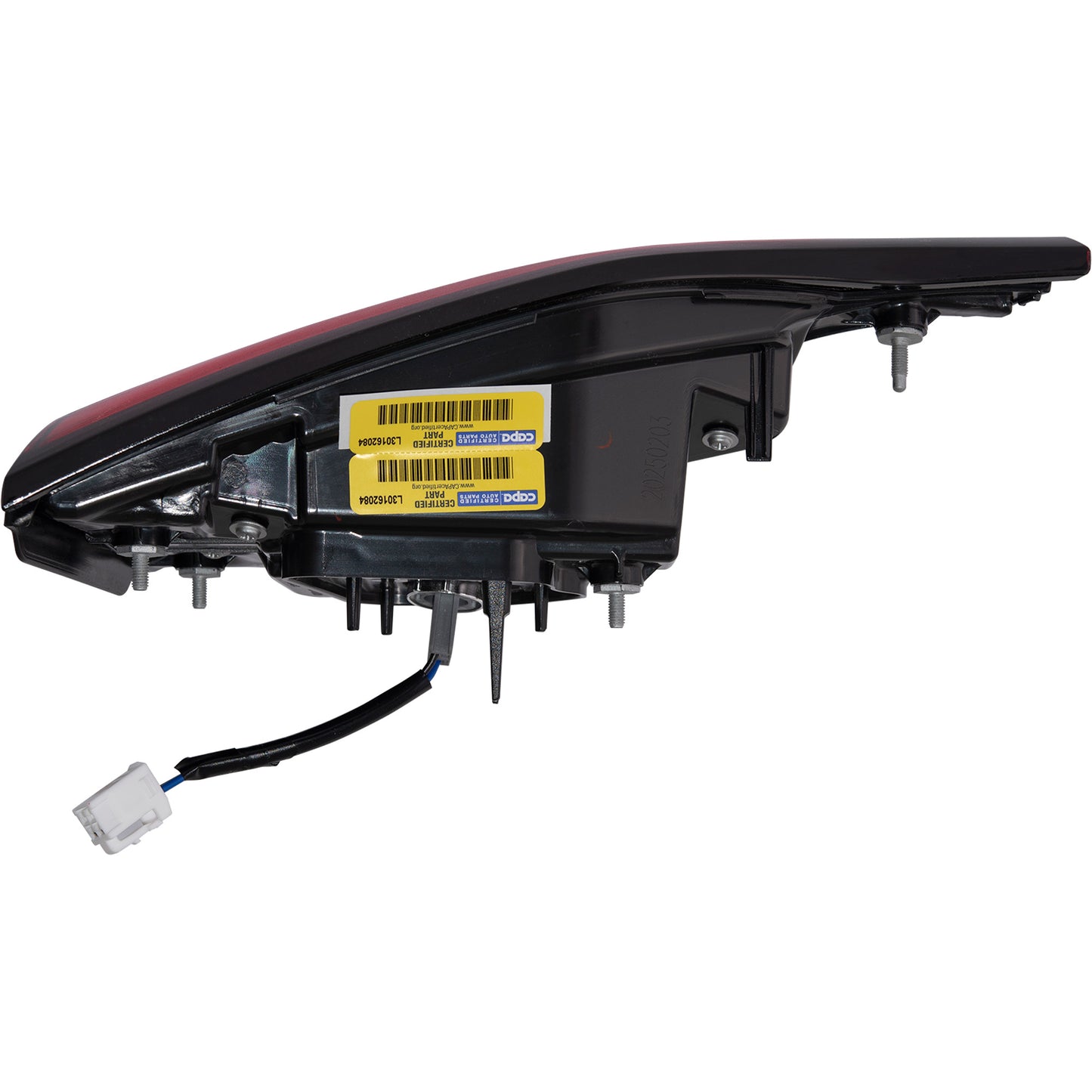 Brock Passenger Right CAPA Certified Combination Tail Light Assembly Lid Mounted Compatible With 2020-2024 Toyota Corolla L/LE/SE Sedan North American Built 6222-0141R-CAPA