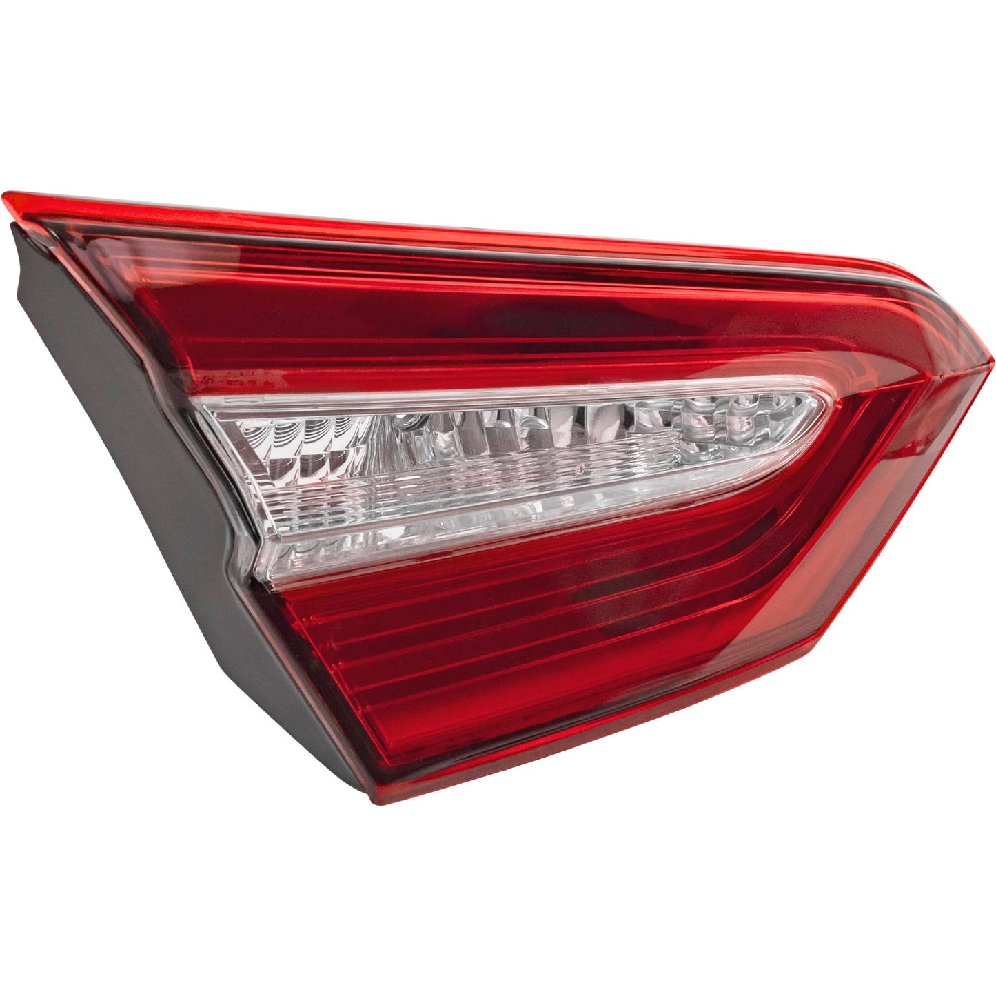 Brock Driver Left Combination Tail Light Assembly With Clear Back-Up Lens Lid Mounted Compatible with 2018-2019 Toyota Camry Japan Built LE 6222-0146L