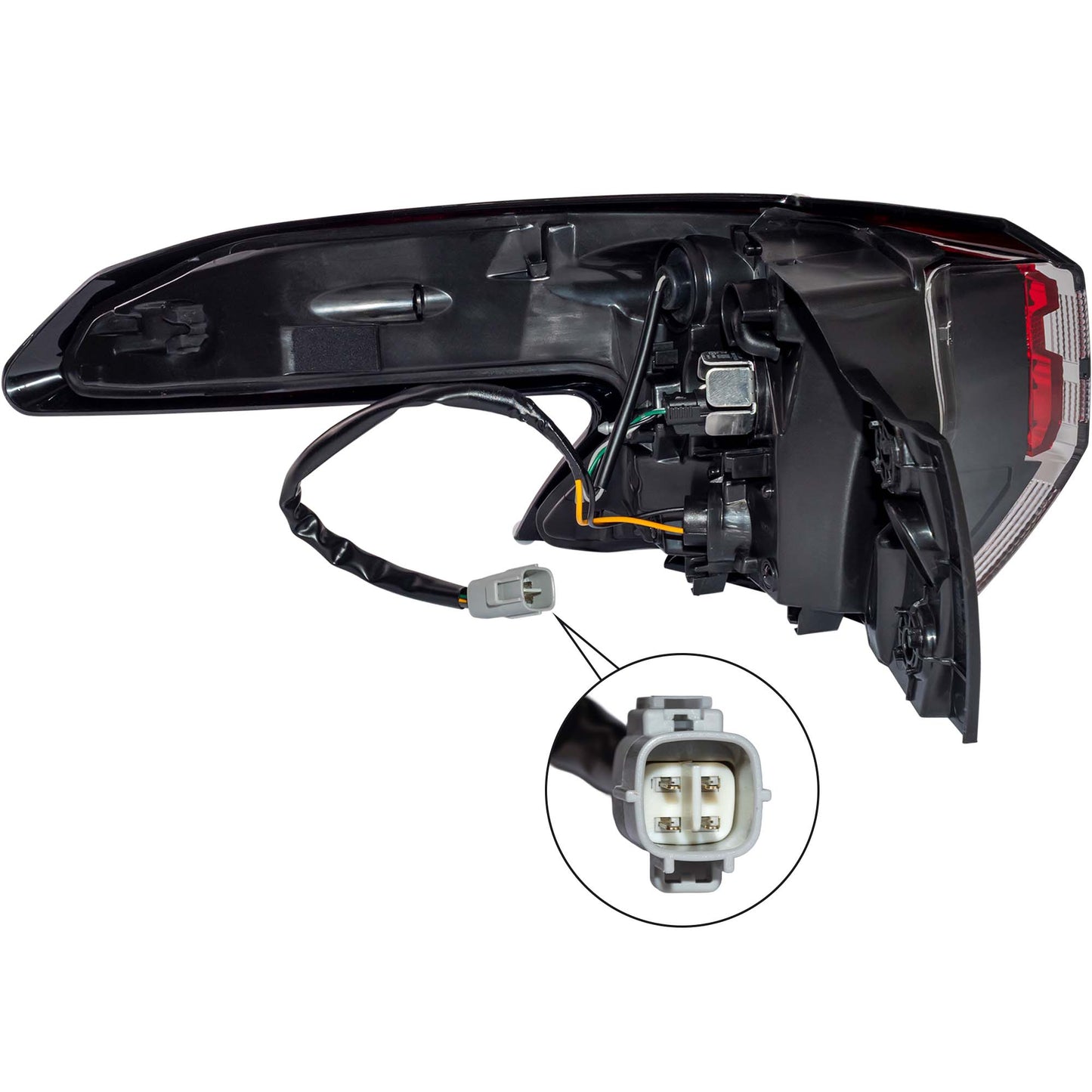 Brock Passenger Side Right LED Combination Tail Light Assembly Compatible with 2023-2025 Toyota Sienna LE/XLE/Woodland 6222-0148R