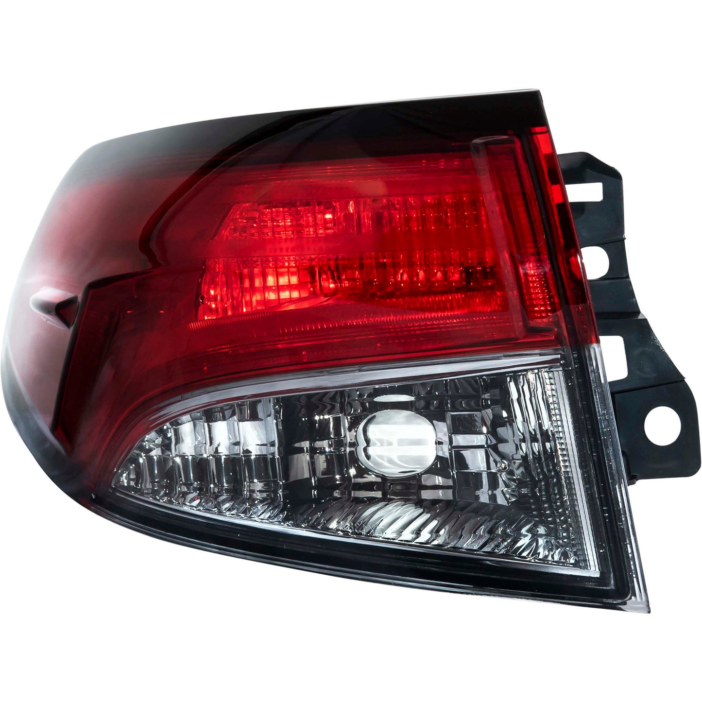 Brock Driver Left LED Tail Light With Smoked Signal Lens Body Mounted Compatible with 2020-2023 Toyota Corolla Sedan XLE/XSE 2023 Toyota Corolla Hybrid XLE/XSE 6222-0150L