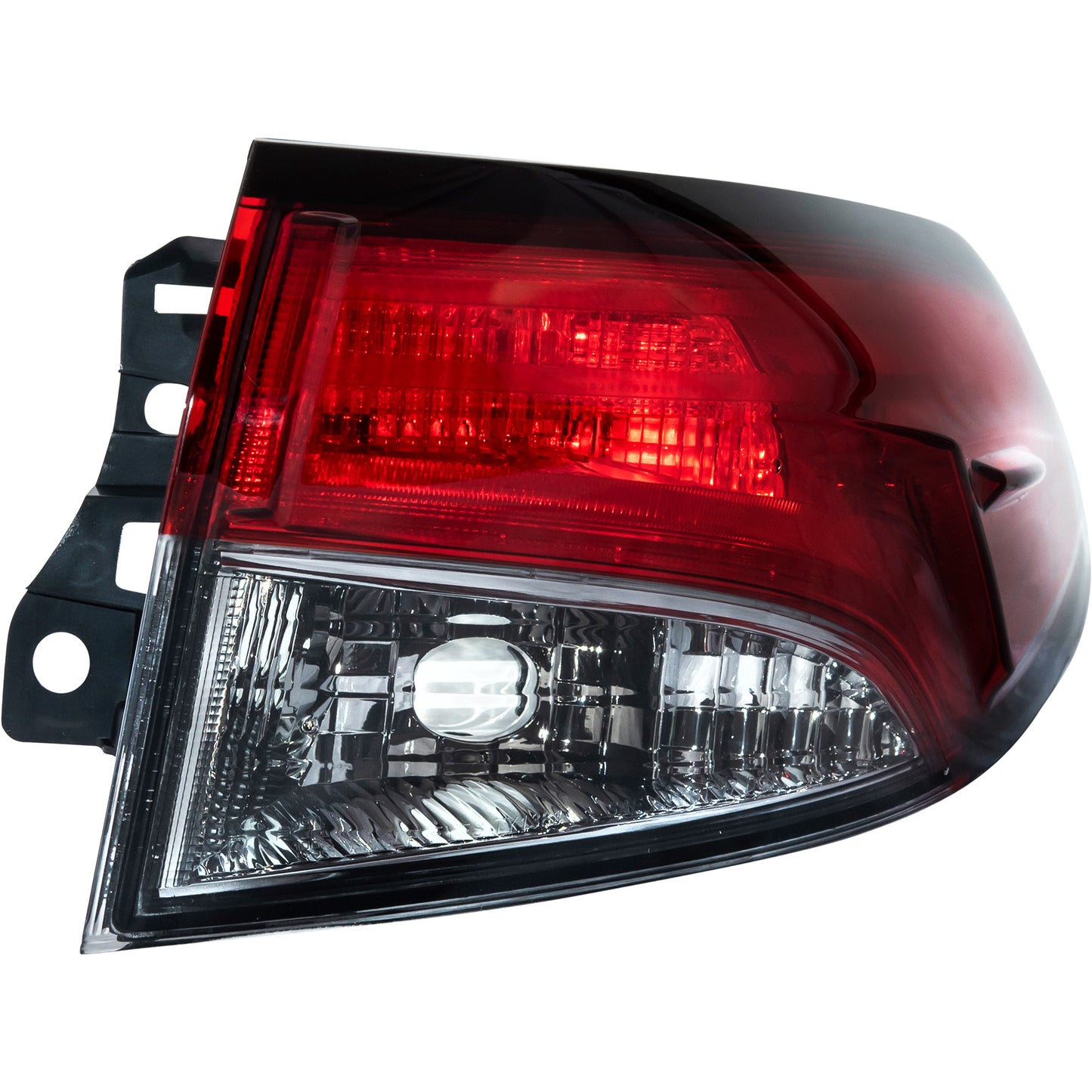 Brock Passenger Right LED Tail Light With Smoked Signal Lens Body Mounted Compatible with 2020-2023 Toyota Corolla Sedan XLE/XSE 2023 Toyota Corolla Hybrid XLE/XSE 6222-0150R