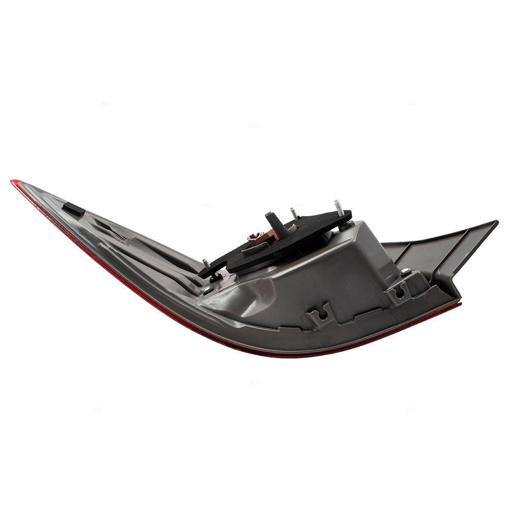 Brock Replacement Passengers Tail Light Red w/ Reverse LED Lamp Right Compatible with 17-19 Corolla 8155002B10