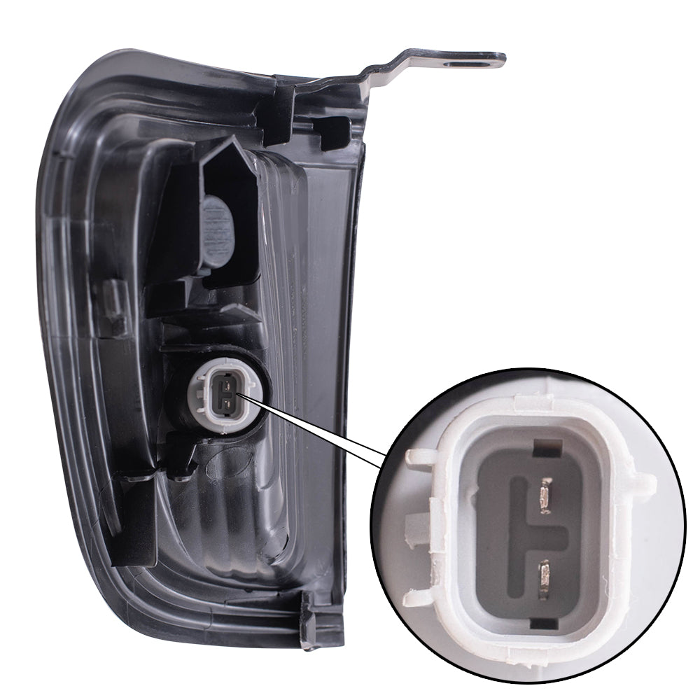 Park/Signal/Side Marker for 2001-2004 Tacoma Silver Trim for 8162004090B0 Left TO2520162