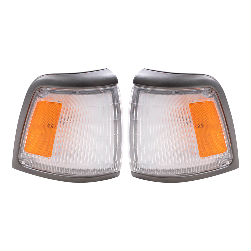 Park/Signal/Side Marker for 1992-1995 Pickup 2WD Grey Trim for 8162035090 Set TO2520126