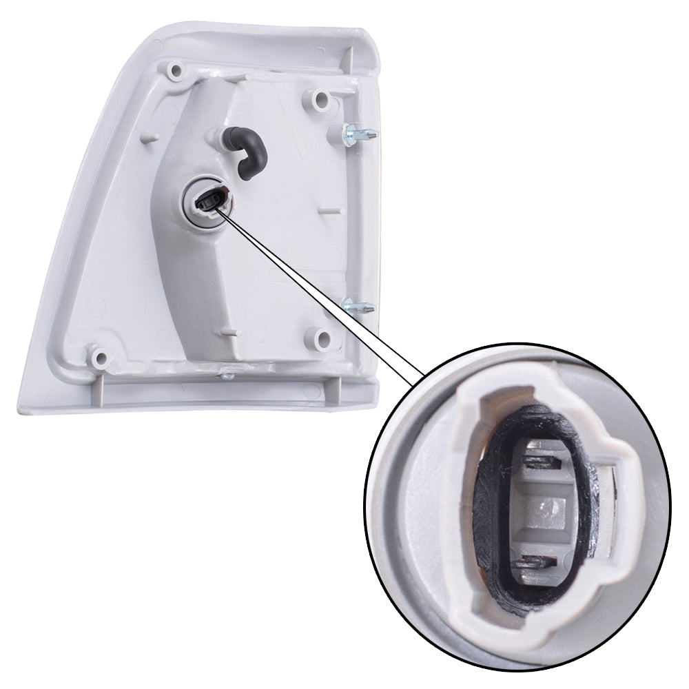 Park/Signal/Side Marker for 1992-1995 Pickup 2WD Grey Trim for 8162035090 Left TO2520126