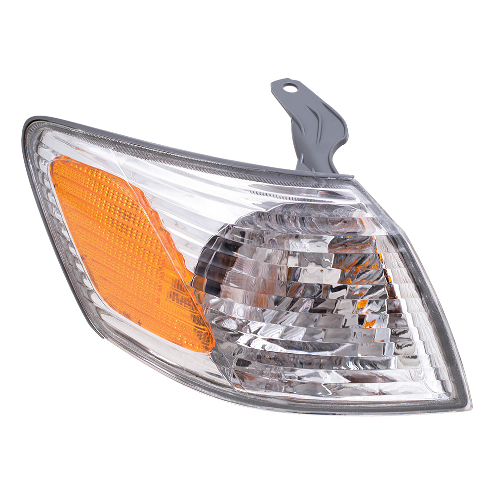 Brock Replacement Passengers Signal Corner Marker Light Lamp Compatible with 2000-2001 Camry 81510-AA020