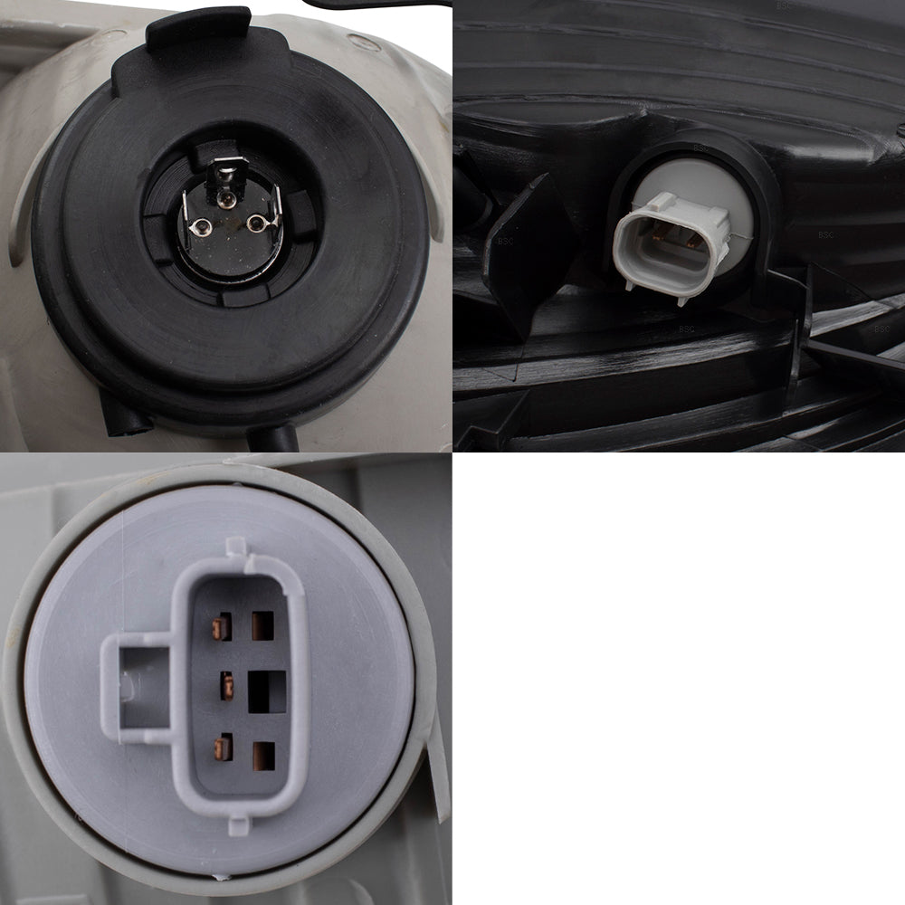 Brock Replacement 6 Pc Headlights and Signal Lights Compatible with 2001-2004 Tacoma