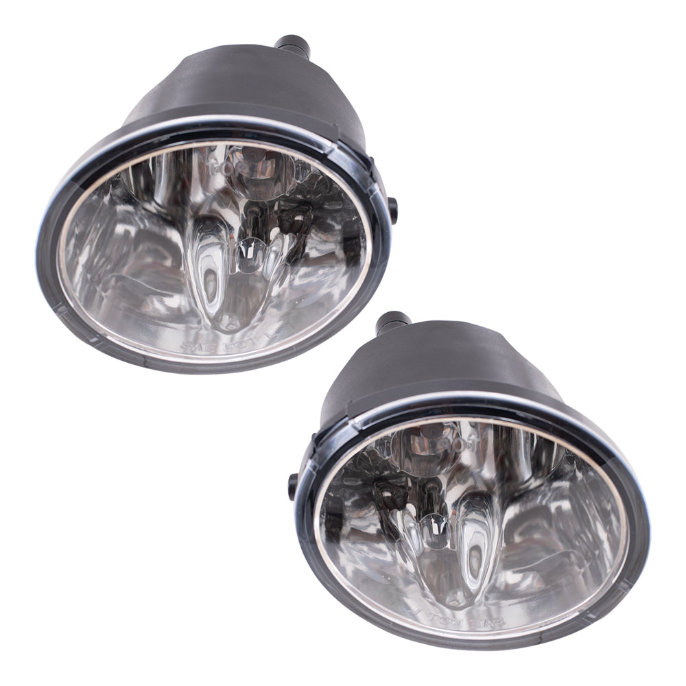 Fog Light for 2000-2006 Tundra w/ Plastic Bumper for 2001-2007 Sequoia 812200C021 Set TO2592112