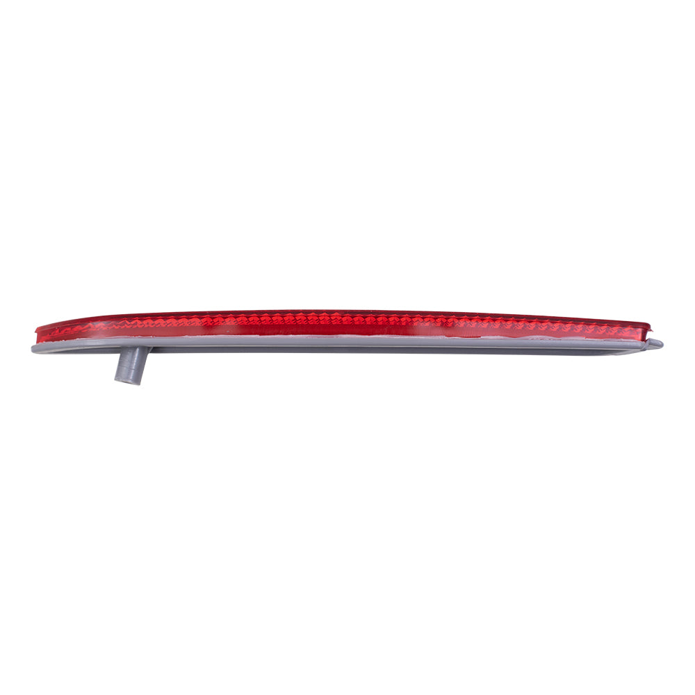 Brock Passenger Rear Bumper Reflector Compatible with 2009-2021 Toyota 81920-08010