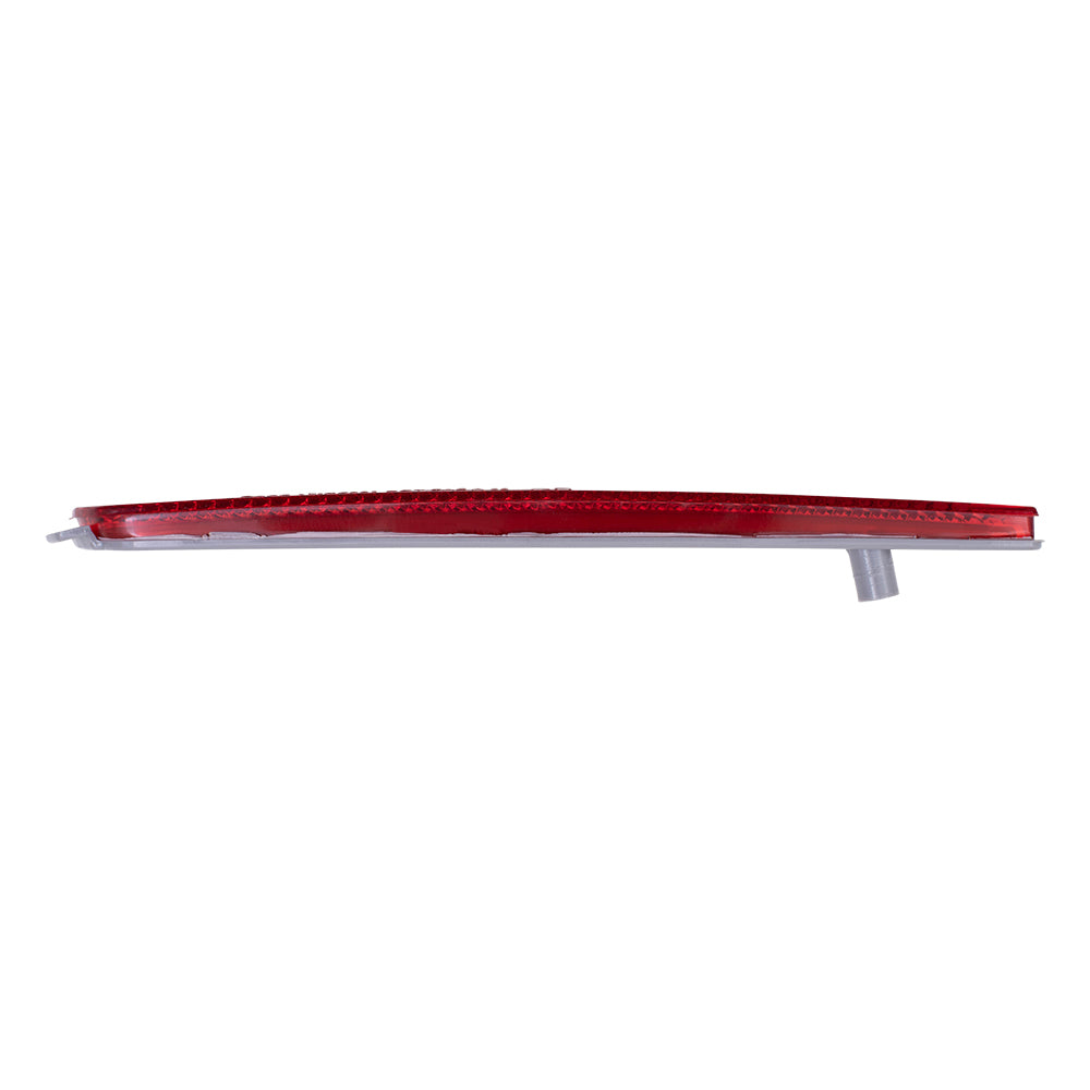 Brock Passenger Rear Bumper Reflector Compatible with 2009-2021 Toyota 81920-08010