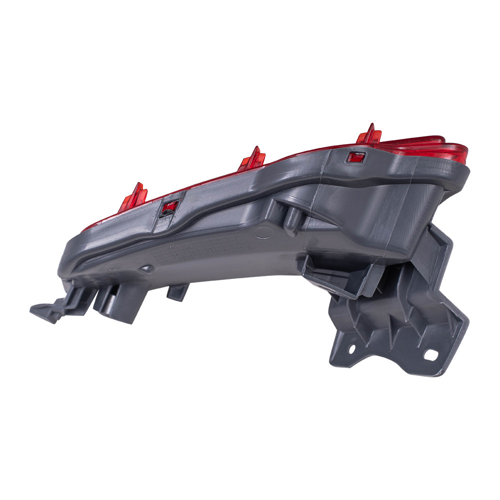 Brock Replacement Drivers Rear Bumper Reflector Light Lamp Unit Compatible with 2013-2015 RAV4 81490-0R010 TO1184107