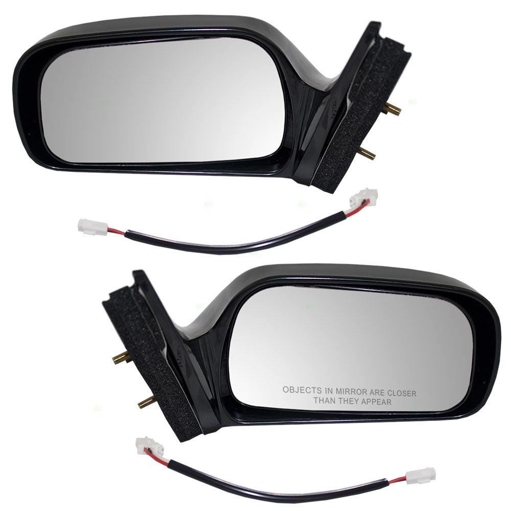 Replacement Driver and Passenger Power Side View Mirrors with Adapters Compatible with Camry 8794033150C0 8791033150C0