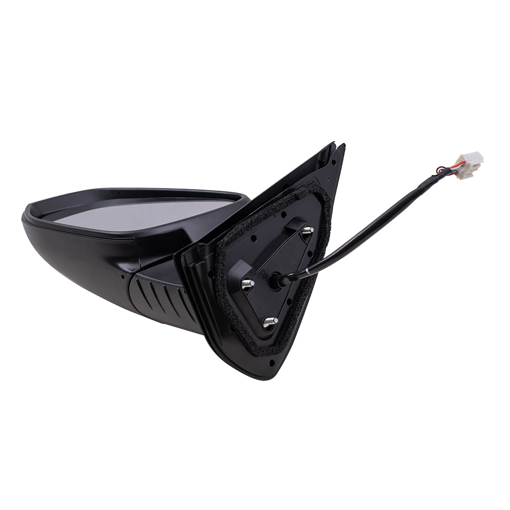 Replacement Driver Power Door Mirror Chrome Cover Heated Signal Blind Spot Detection Compatible with 2016-2020 Tacoma
