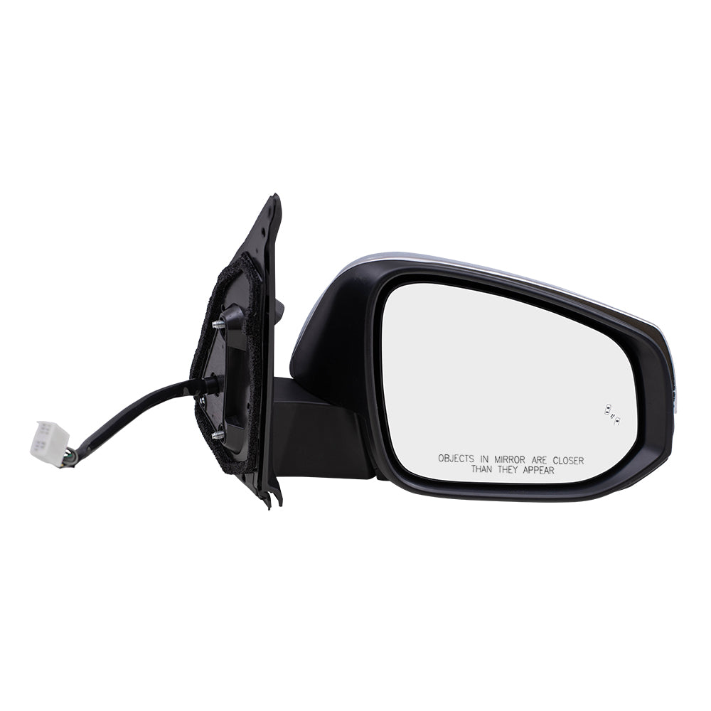 Power Mirror for 2016-2023 Tacoma Blind Spot Detection Turn Signal Indicator Heated 8791004240 Right TO1321360