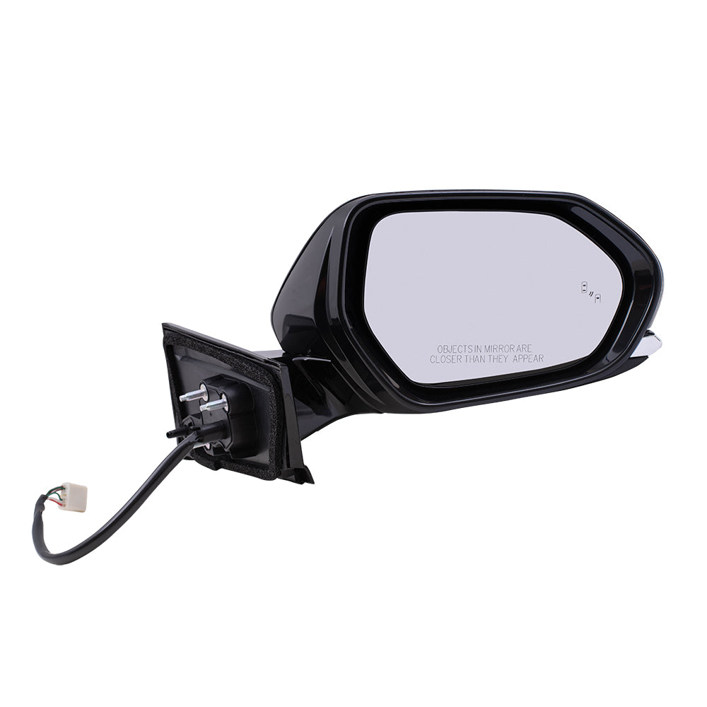 Replacement Set Power Mirrors Heated with Blind Spot Detection Compatible with 2016-2019 Prius 2017-2020 Prius Prime