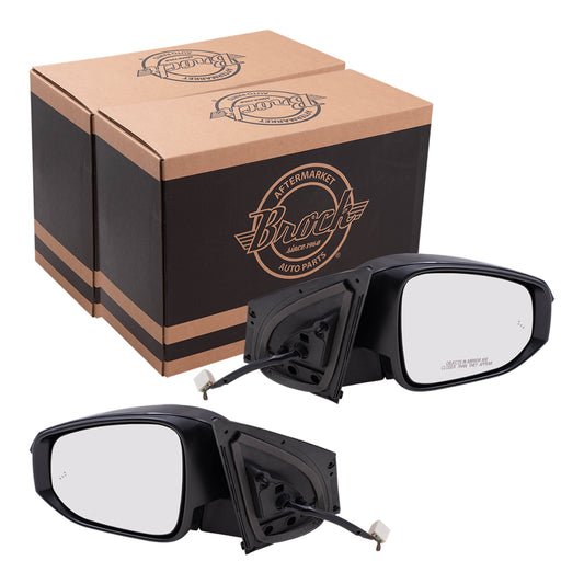 Power Mirror for 2015-2018 RAV4 Blind Spot Detection Turn Signal Indicator Heated 879400R190C0 Set TO1320343