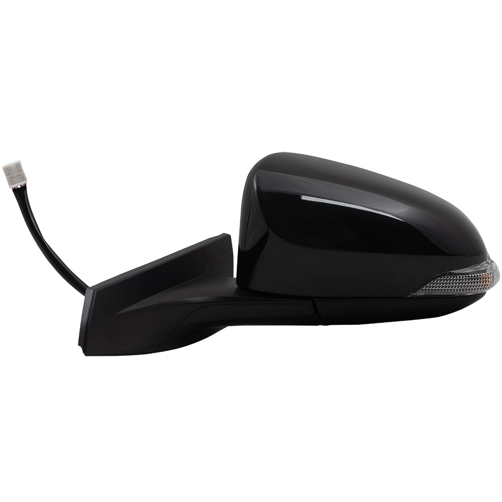 Brock Replacement Drivers Power Folding Heated Signal Blind Spot Detection Side View Mirror Compatible with 2018 C-HR 87940-F4060 87945-0F911 87940F4060 879450F911