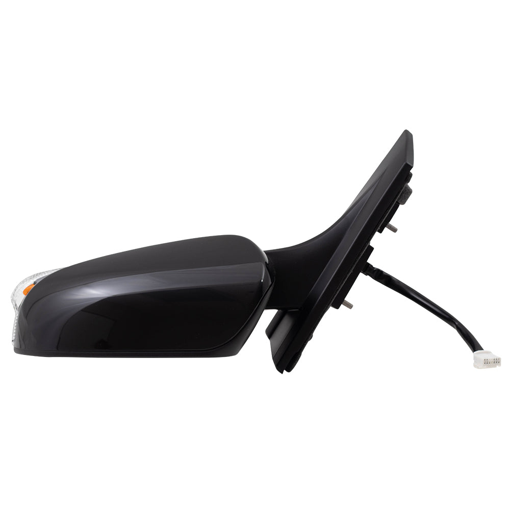 Brock Replacement Drivers Power Folding Heated Signal Blind Spot Detection Side View Mirror Compatible with 2018 C-HR 87940-F4060 87945-0F911 87940F4060 879450F911