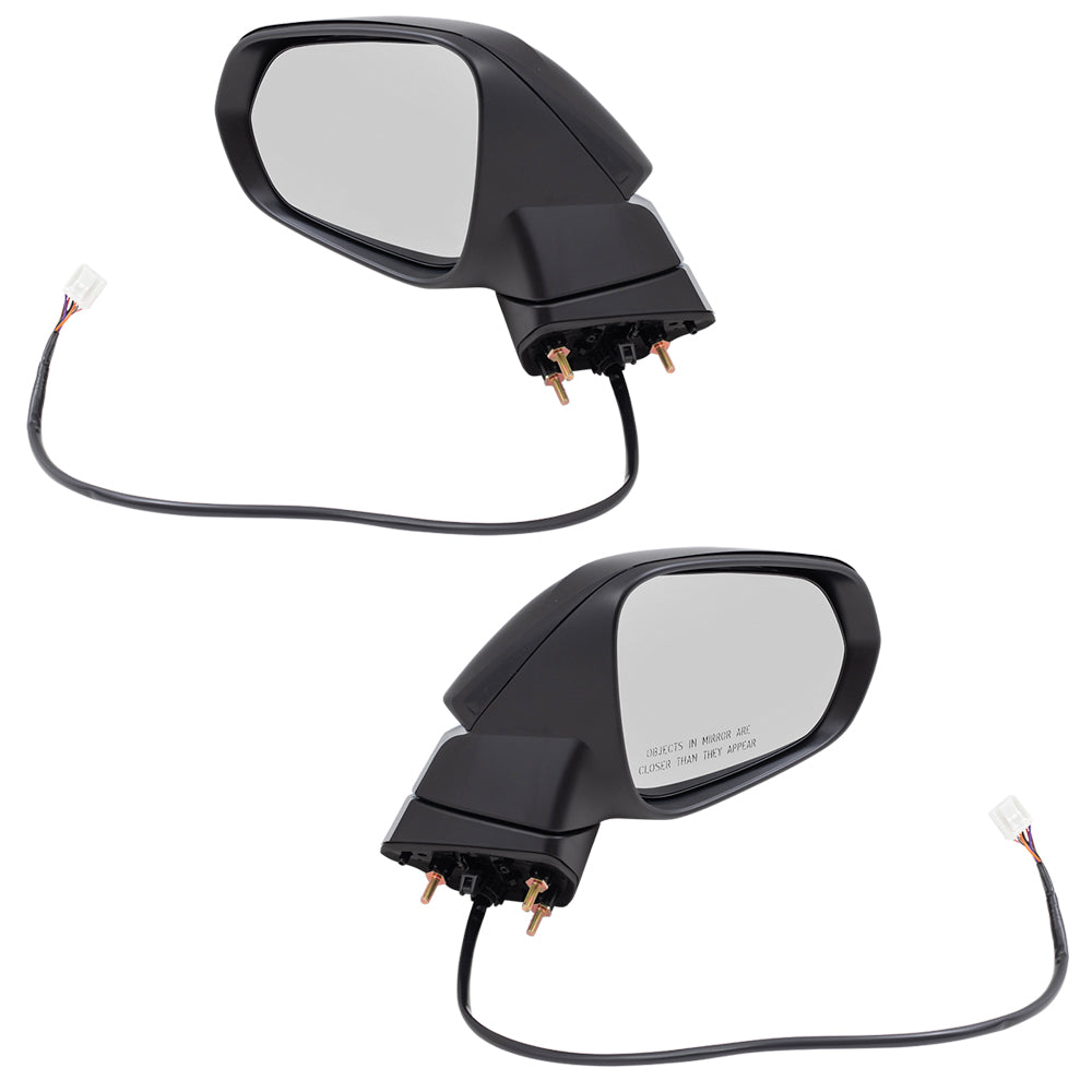 Power Mirror for 2016-2019 RX350 Canada Built Turn Signal Indicator Memory Heated Manual Fold for 2018-2019 RX450h for 2018-2019 RX350L 879400E230C0 Set LX1320154