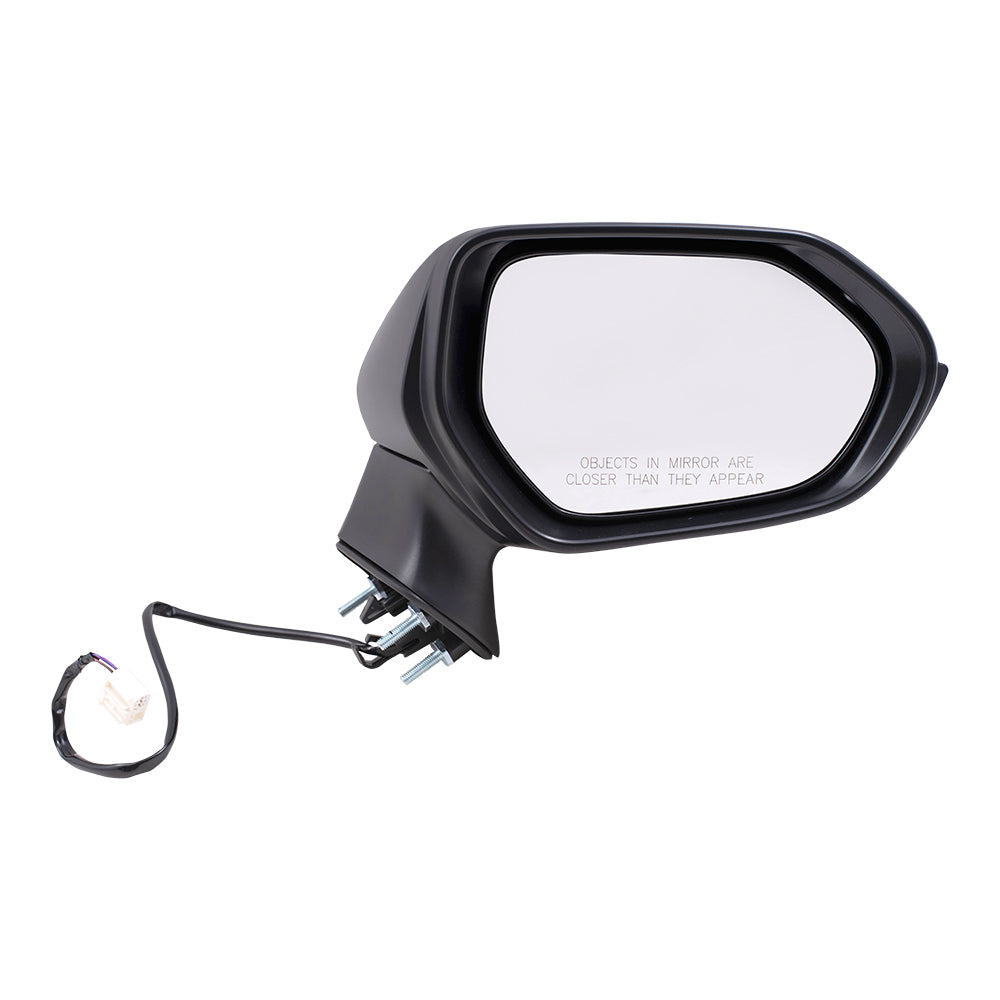 Brock Replacement Driver and Passenger Side Power Mirrors Paint to Match Black without Heat, Signal and Blind Spot Detection Compatible with 2020 Corolla Sedan JAPAN BUILT