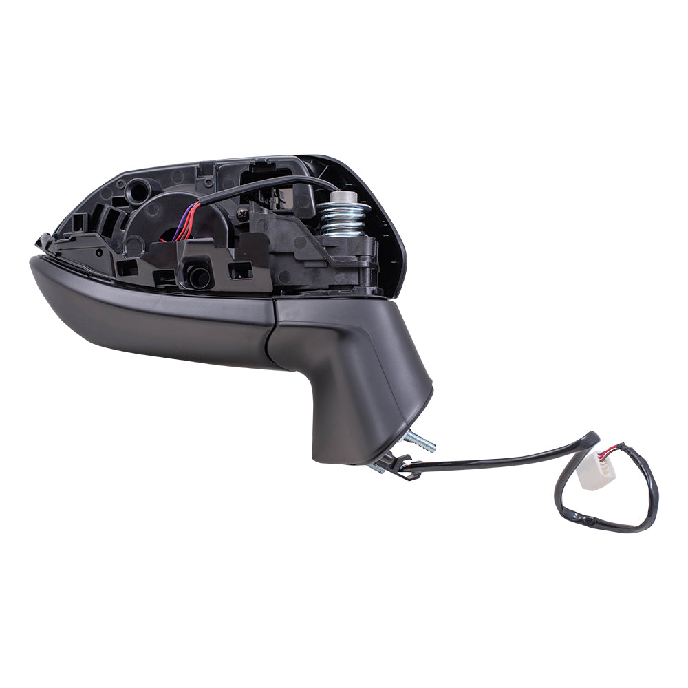 Brock Replacement Driver and Passenger Side Power Mirrors Paint to Match Black without Heat, Signal and Blind Spot Detection Compatible with 2020 Corolla Sedan JAPAN BUILT