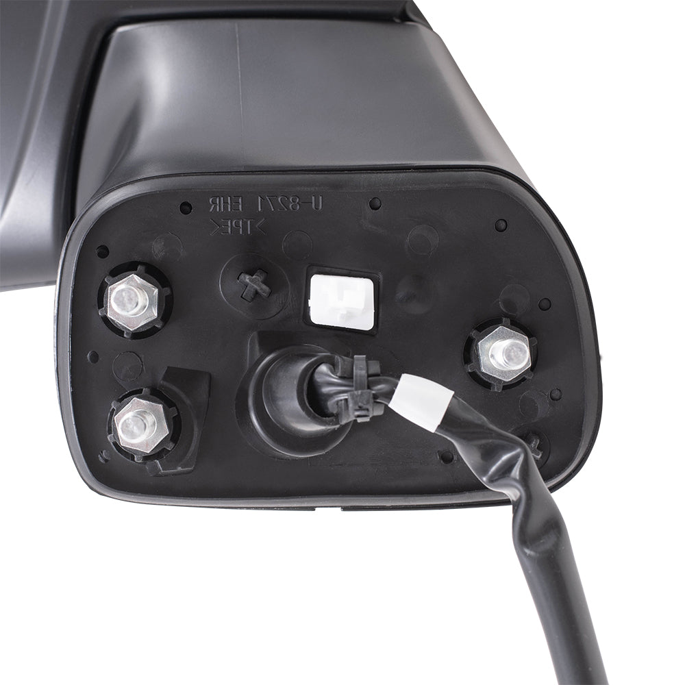 Brock Replacement Driver Side Power Mirror Paint to Match Black with Heat, Signal & Blind Spot Detection Compatible with 2019-2021 Corolla Hatchback & 2020 Corolla Sedan