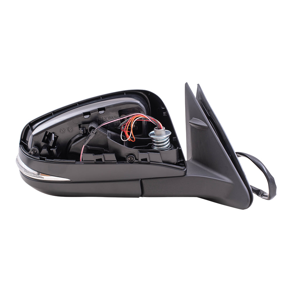 Power Mirror for 2014-2019 Highlander Blind Spot Detection Turn Signal Indicator Heated 879400E272 Set TO1320361