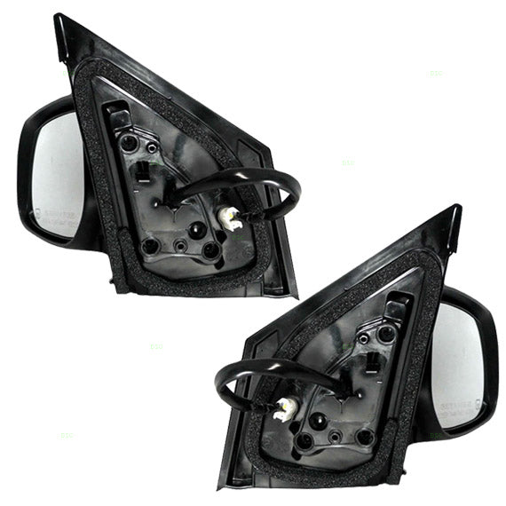 Brock Replacement Driver and Passenger Power Side View Mirrors Heated Compatible with 2009-2013 Corolla 8790902A81 8790802B01