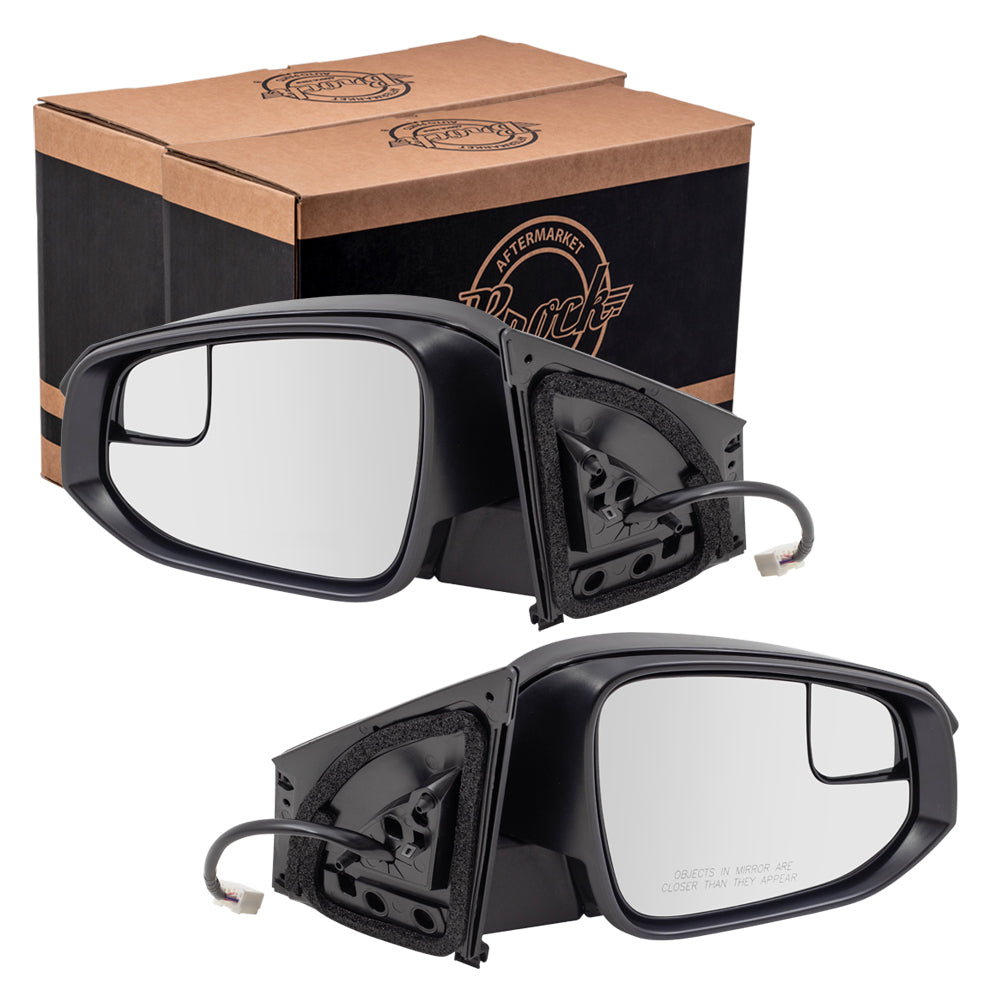 Power Mirror for 2016-2018 RAV4 USA Built Turn Signal Indicator Heated 879400R220C0 Set TO1320346