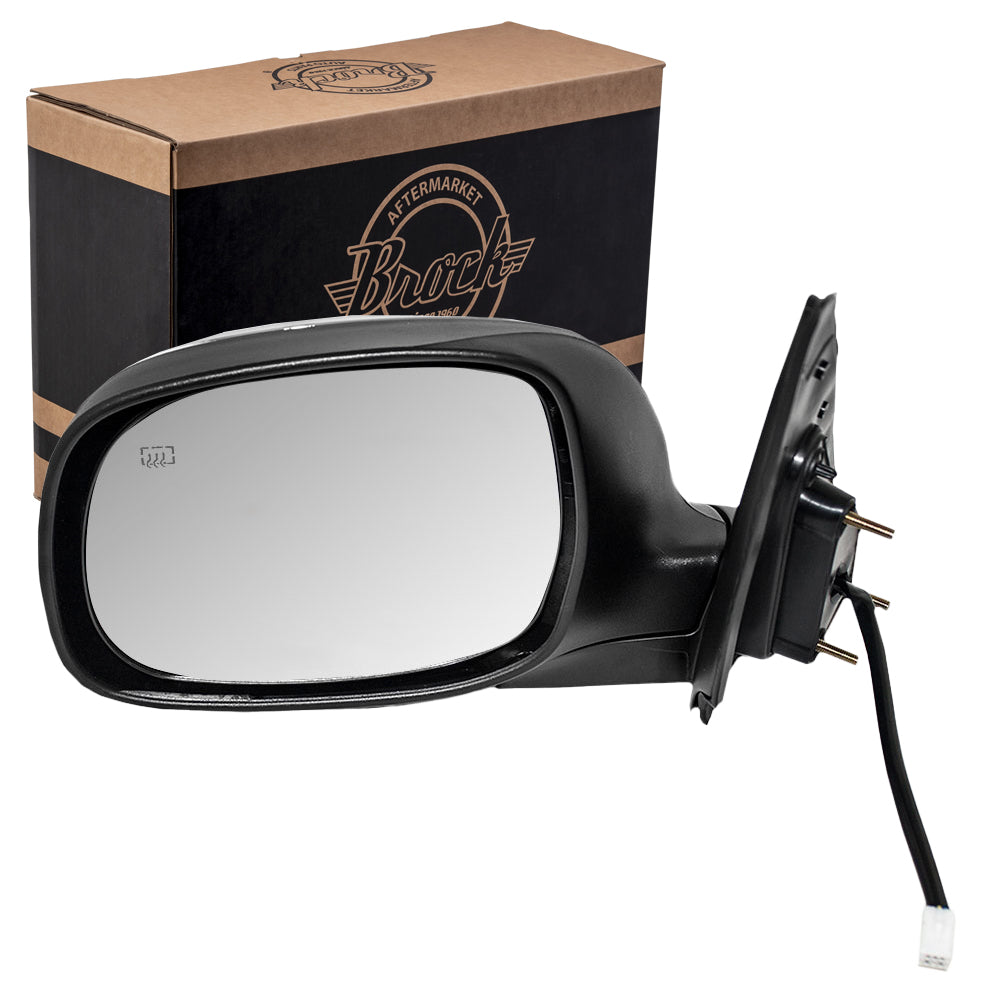 Power Mirror for 2003-2006 Tundra Double Cab Heated for 2001-2007 Sequoia 879400C150 Left TO1320227