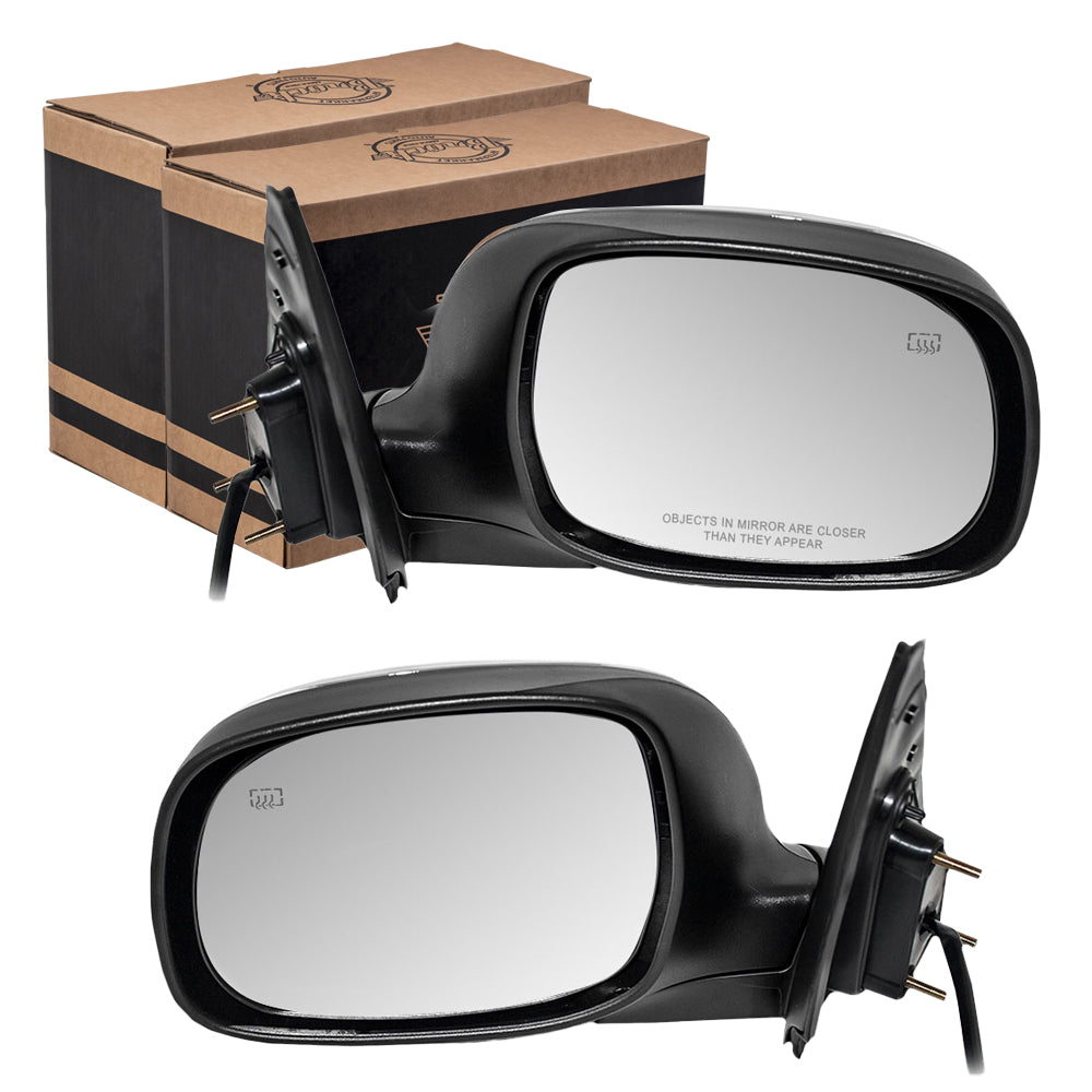 Power Mirror for 2003-2006 Tundra Double Cab Heated for 2001-2007 Sequoia 879400C150 Set TO1320227