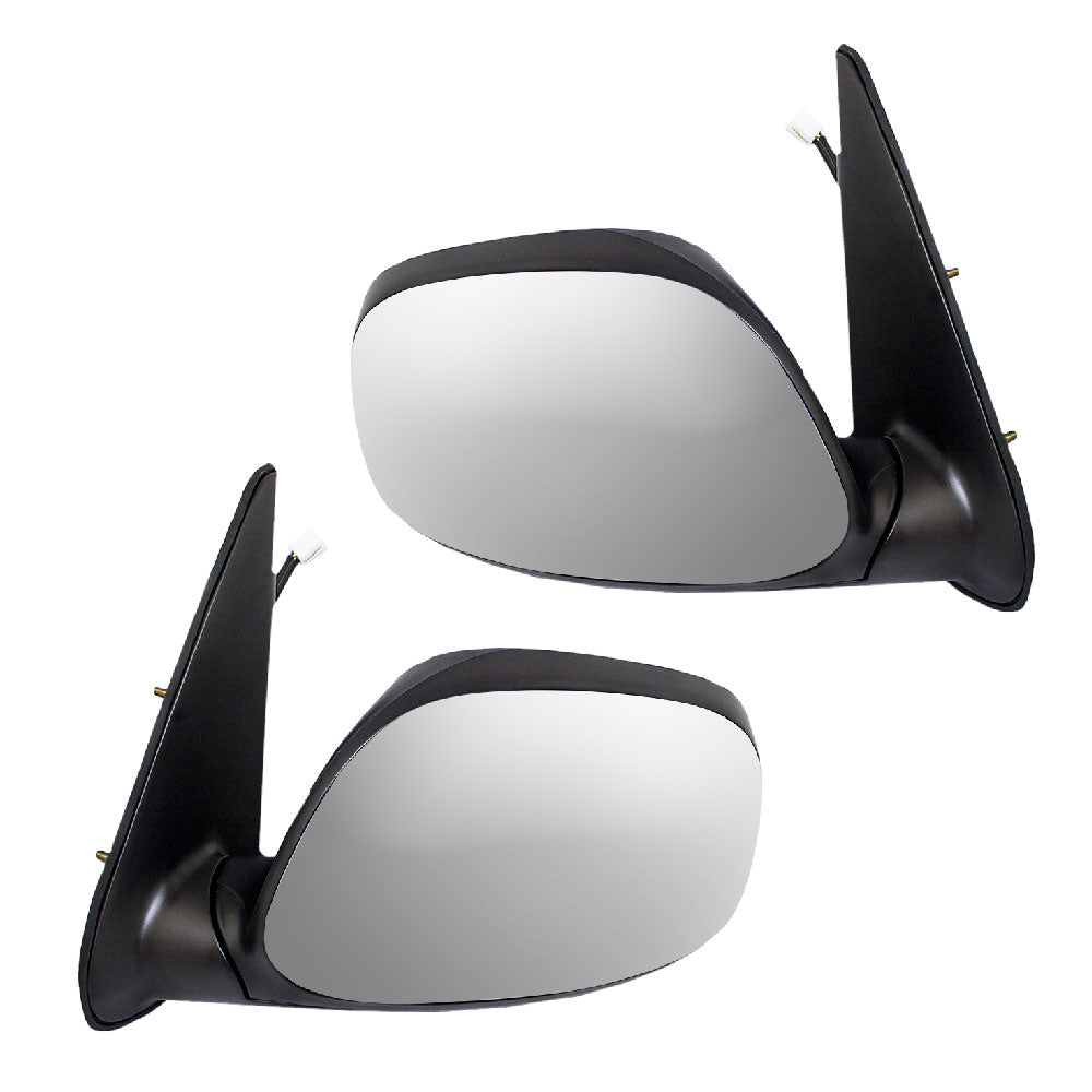 Power Mirror for 2003-2006 Tundra Double Cab Heated for 2001-2007 Sequoia 879400C150 Set TO1320227