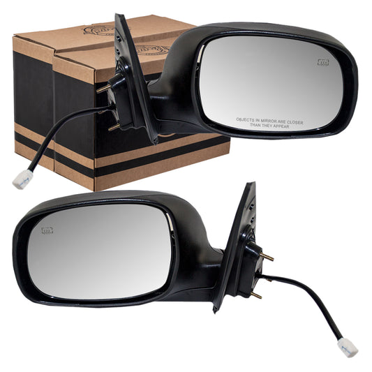 Power Mirror for 2003-2006 Tundra SR5 Double Cab Heated for 2001-2007 Sequoia 879400C903 Set TO1320192