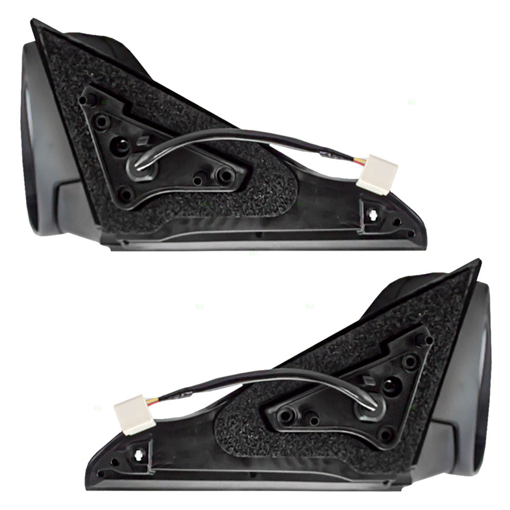 Brock Replacement Pair Set Power Side View Mirrors Heated Ready-to-Paint Compatible with 2015 Camry & Hybrid 87945-06060-C0 87915-06060-C0