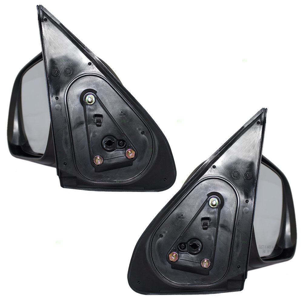Brock Replacement Driver and Passenger Manual Side View Mirrors Textured Compatible with Tacoma Pickup Truck 87940-04221 87910-04212